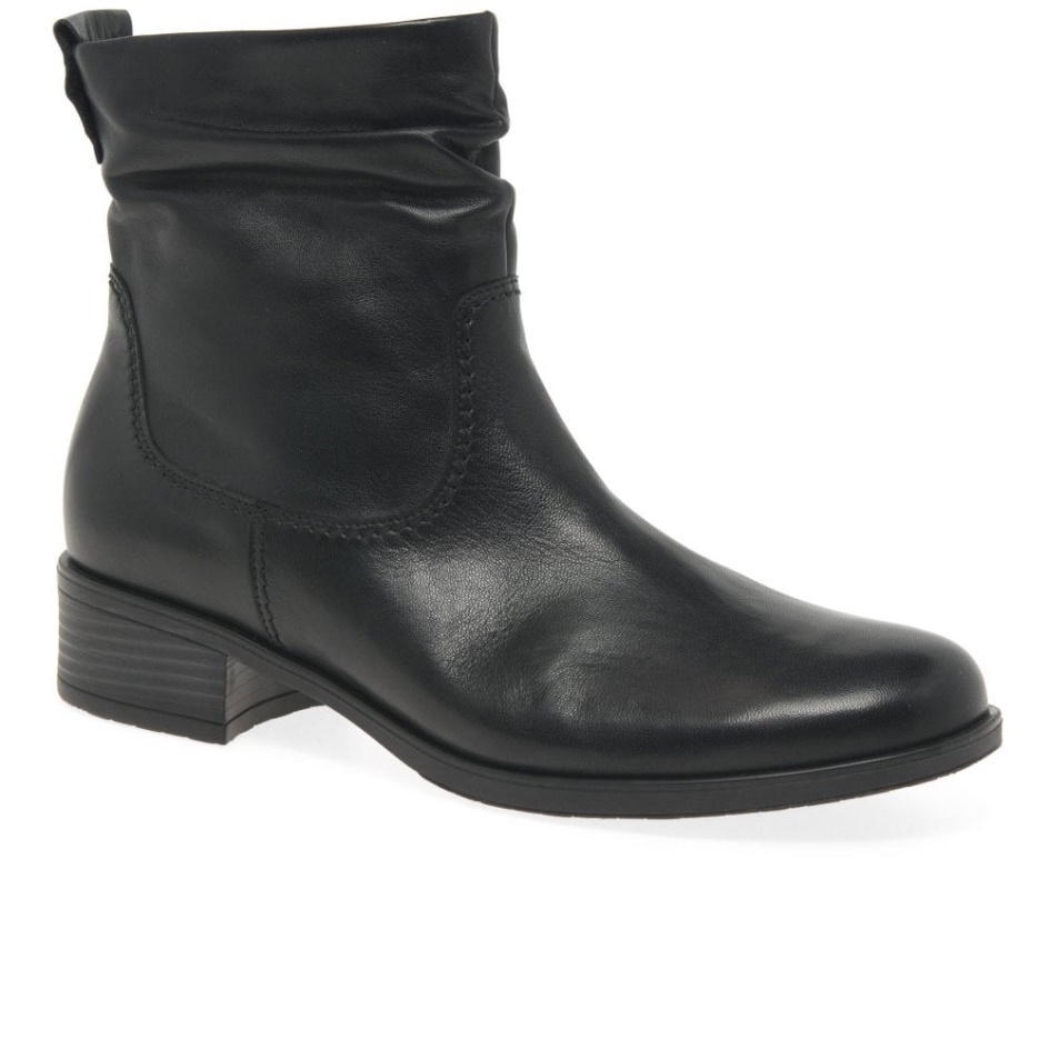 Gabor Black Mopsy Womens Ankle Boots