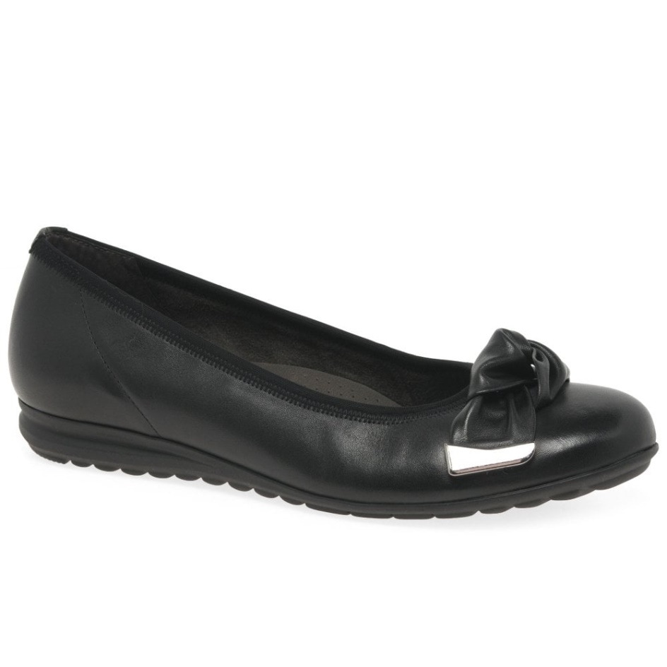 Gabor Black Silent Womens Pumps