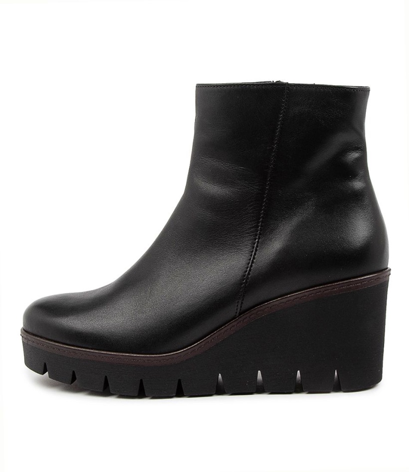 Gabor Chloe Schwarz Leather