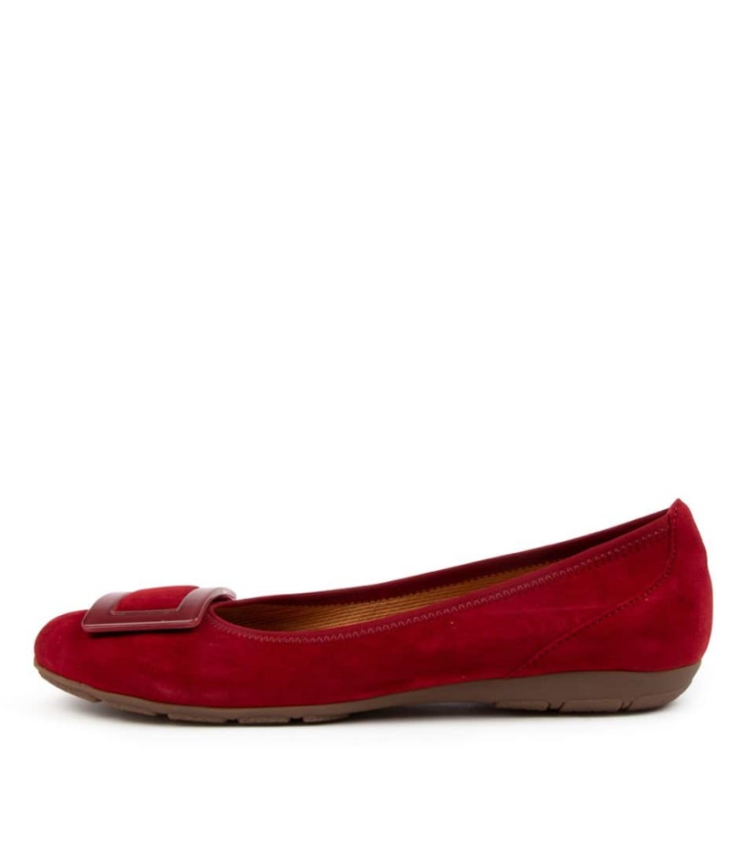 Gabor Sarah Dk Red Suede