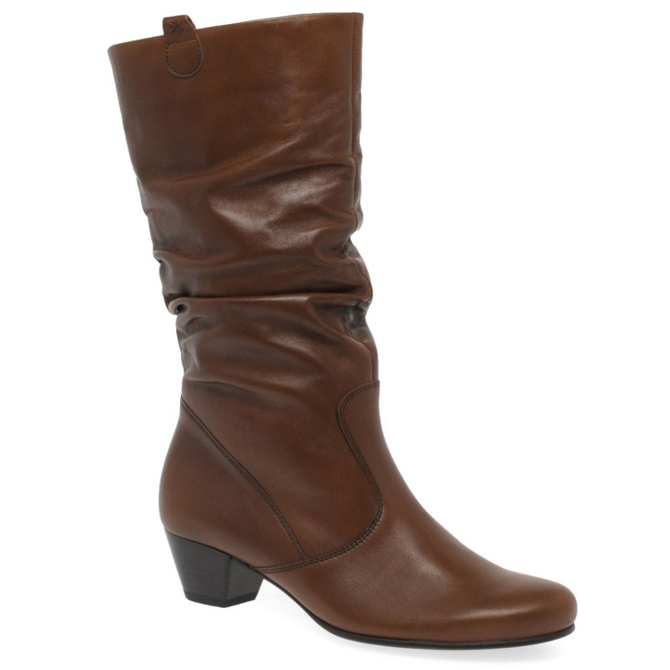 Gabor Sattel Rachel Leather Wide Fitting Boots