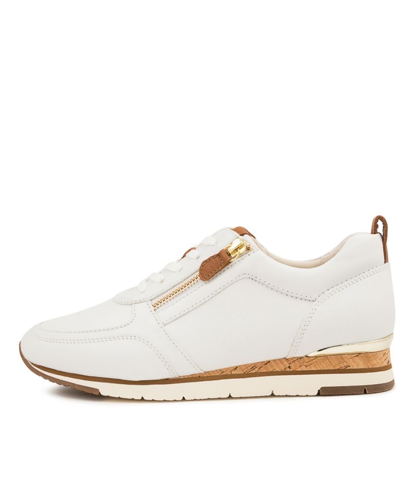 Gabor Viv Weiss Leather