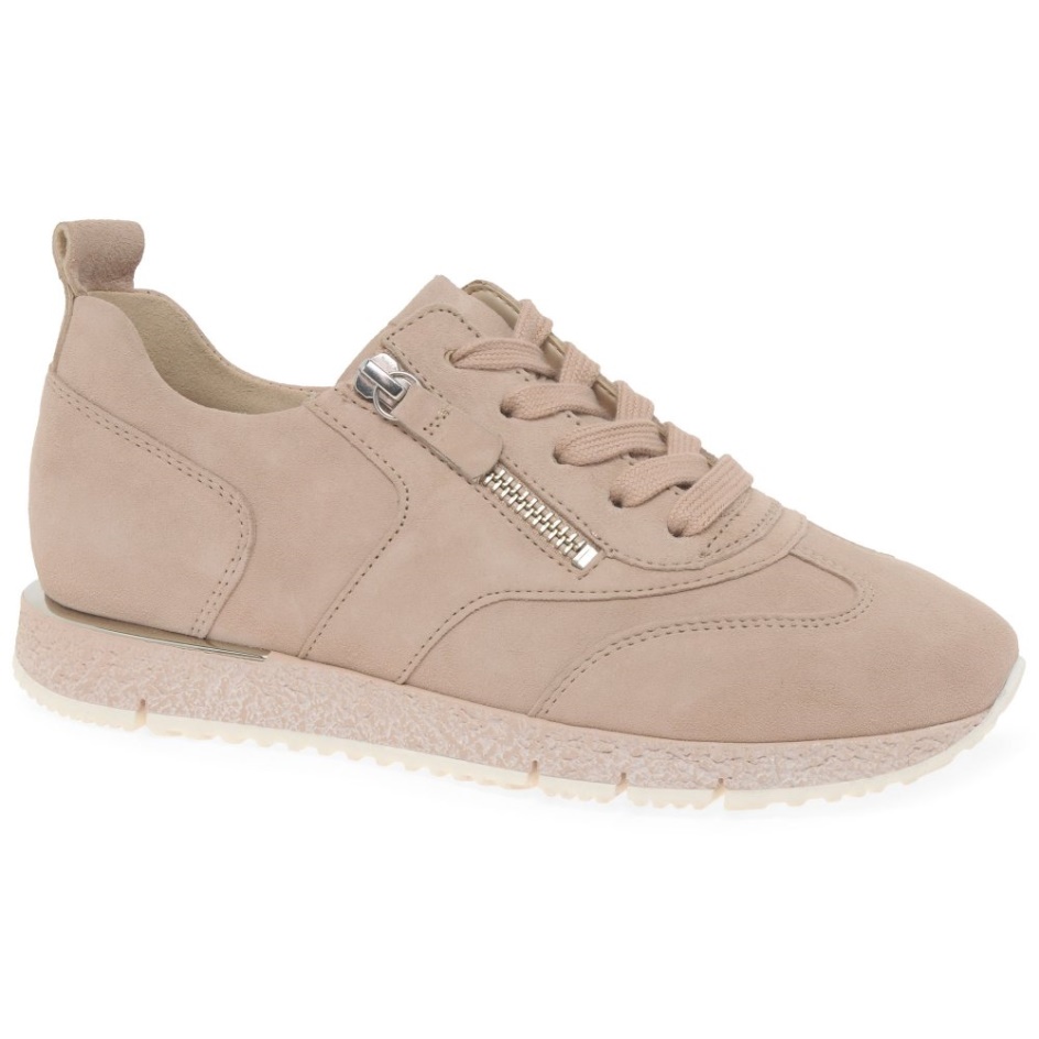 Gabor Wednesday Ladies Trainers Rouge Suede